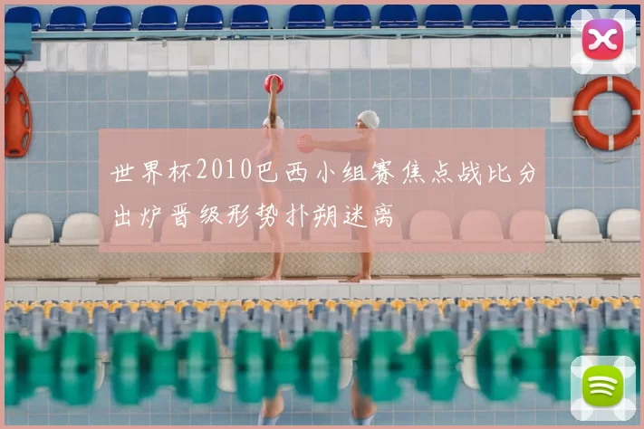 世界杯2010巴西小组赛焦点战比分出炉晋级形势扑朔迷离
